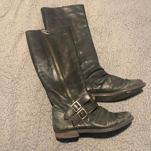 Steven madden distressed knee boots